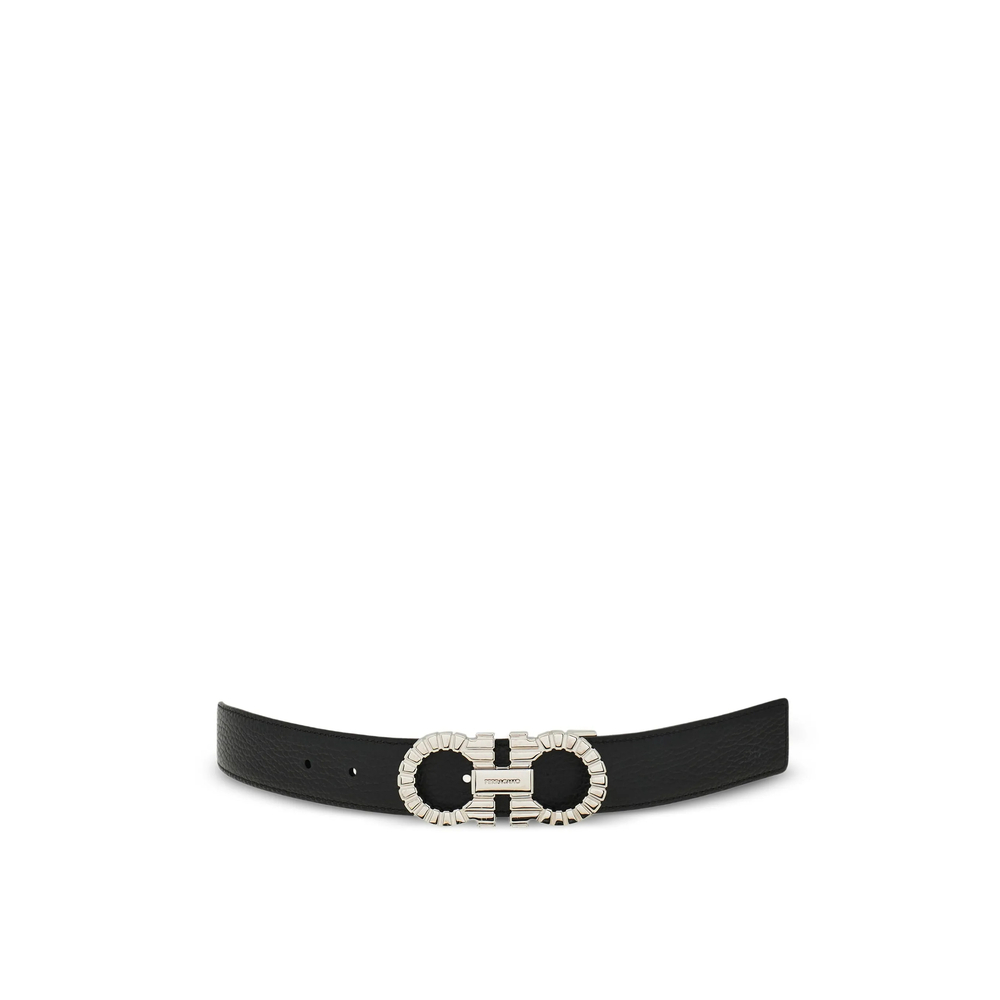 [Ferragamo] Belt SS26 670669 0791153- NERO