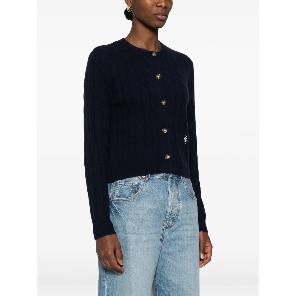 [SPORTY & RICH] Cardigan SS26 CA00365302BL  DKNAV