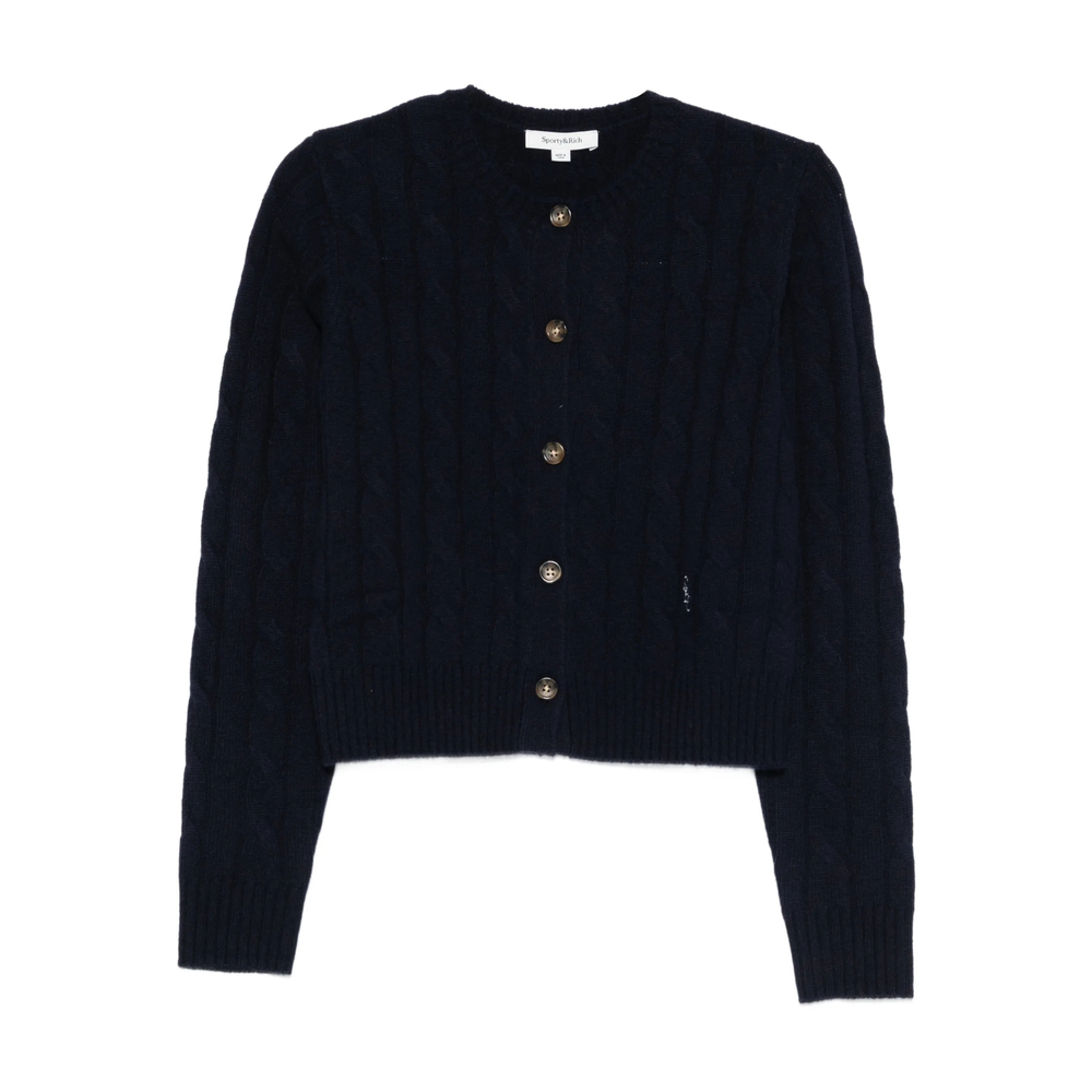 [SPORTY & RICH] Cardigan SS26 CA00365302BL  DKNAV
