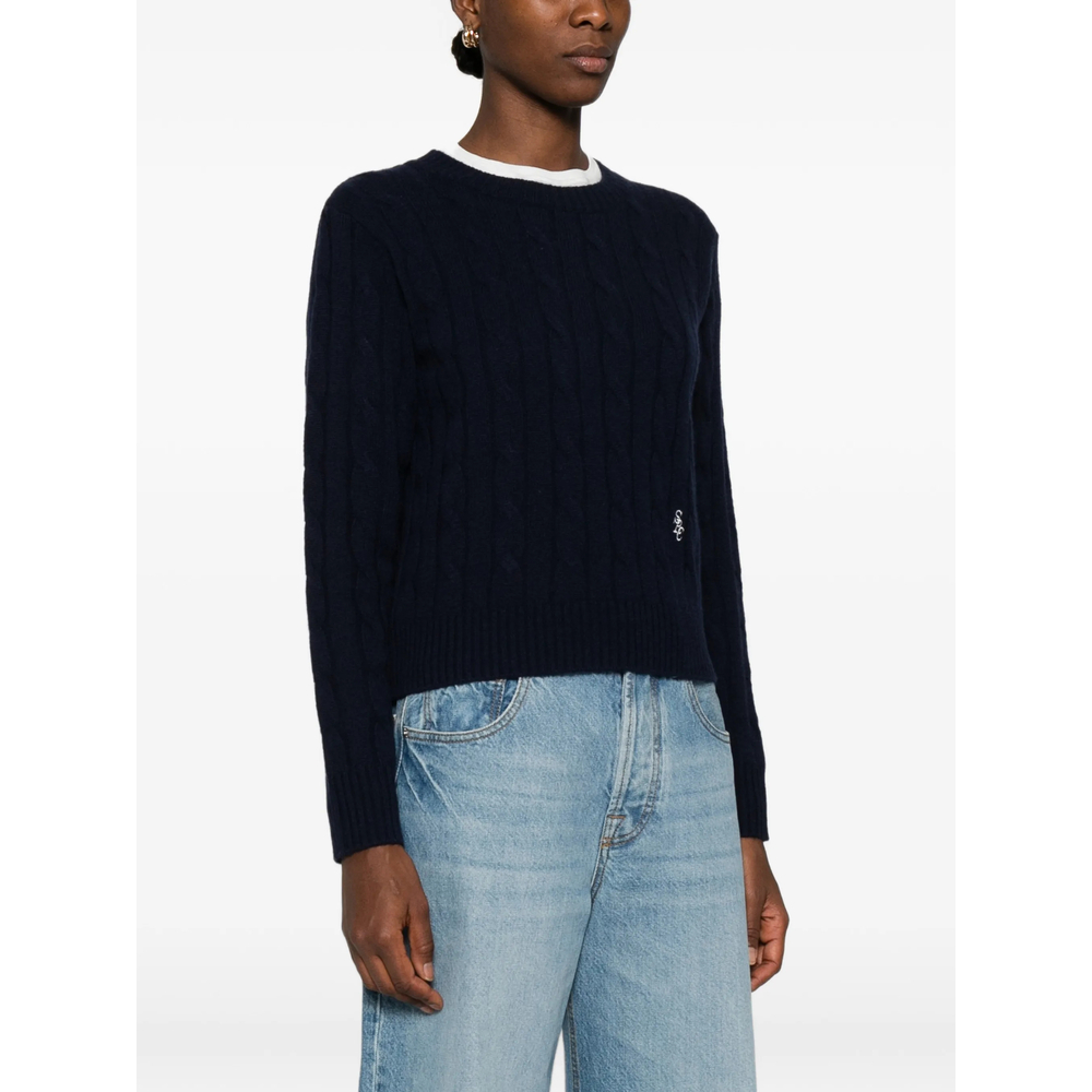 [SPORTY & RICH] Knitwear SS26 WS06665302BL  DKNAV
