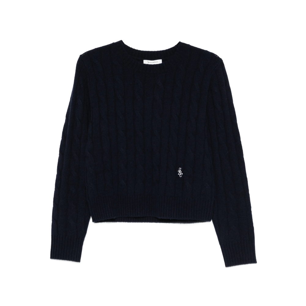 [SPORTY & RICH] Knitwear SS26 WS06665302BL  DKNAV