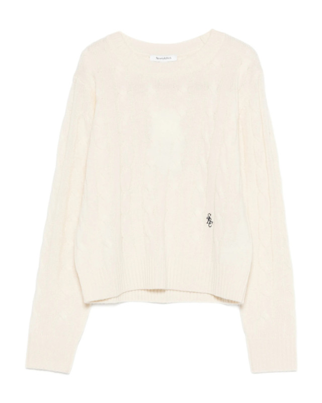[SPORTY & RICH] Knitwear SS26 WS06665302WH  ECRU