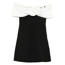 [Self-portrait] Sleeveless dress SS26 RS26-180S-B  BLACK