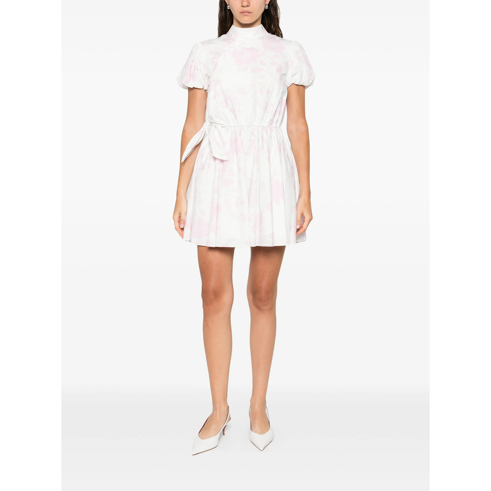 [Self-portrait] Short sleeve dress SS26 RS26-552SA-P  PINK