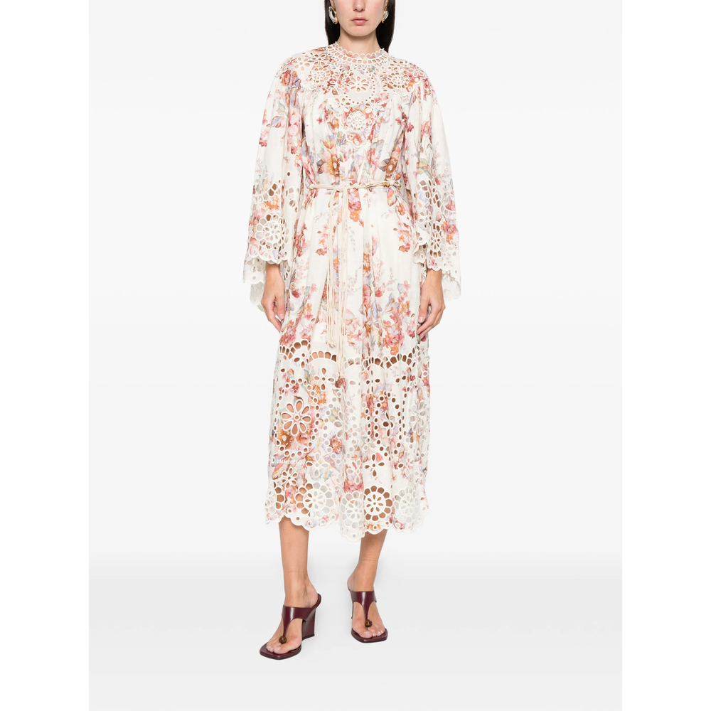 [Zimmermann] Long sleeve dress SS26 5801DRS261  IVORY