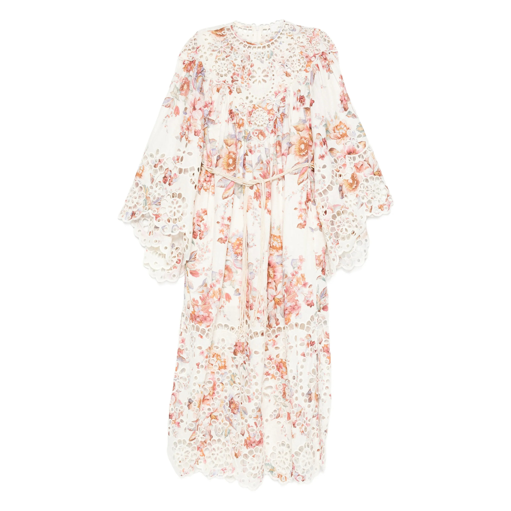 [Zimmermann] Long sleeve dress SS26 5801DRS261  IVORY