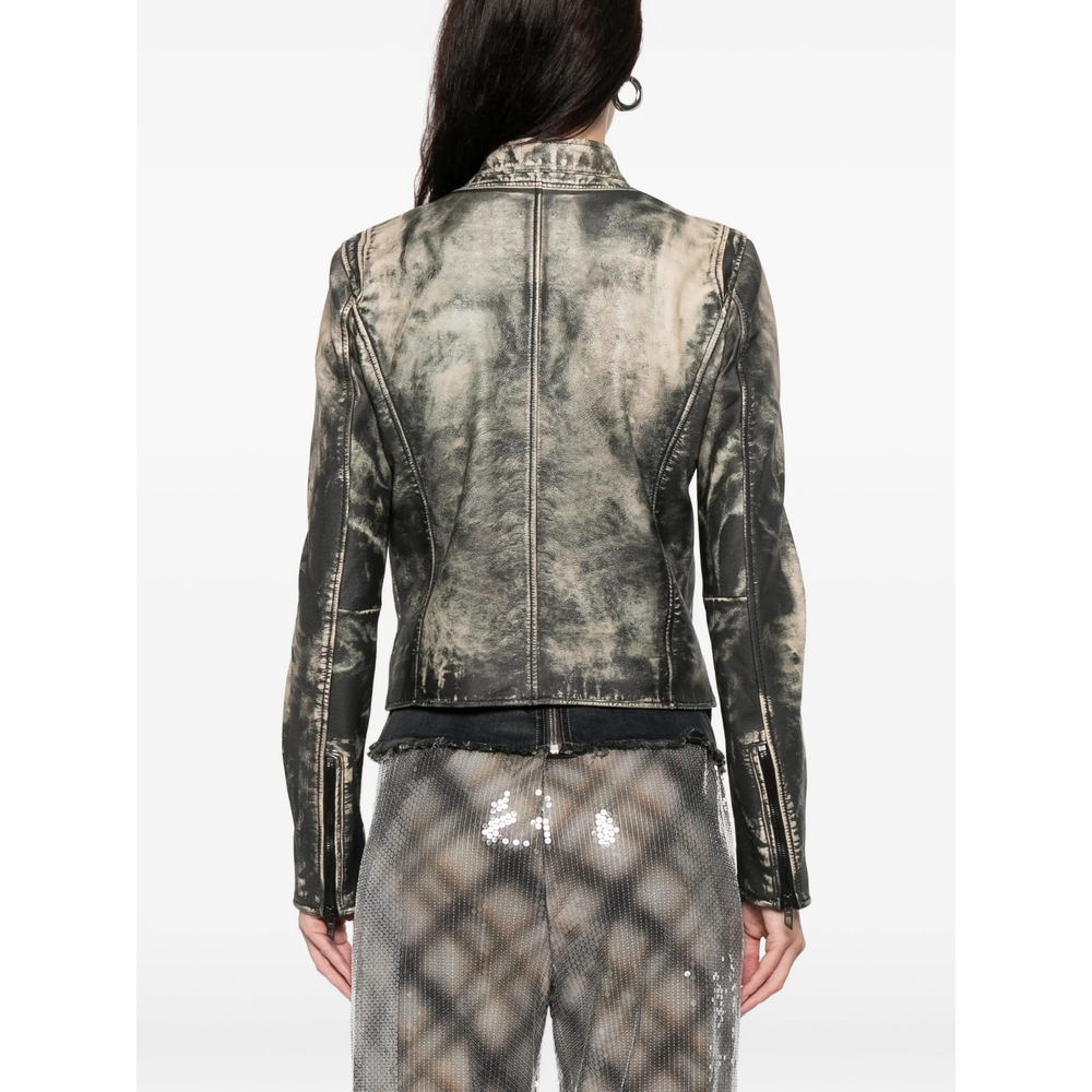 [Diesel] Leather Jacket SS26 0ENBC A20995 9XXA