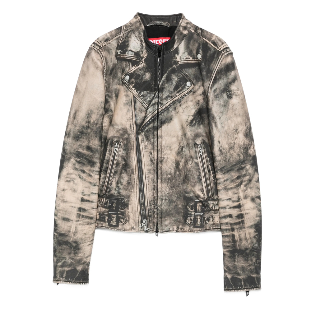 [Diesel] Leather Jacket SS26 0ENBC A20995 9XXA