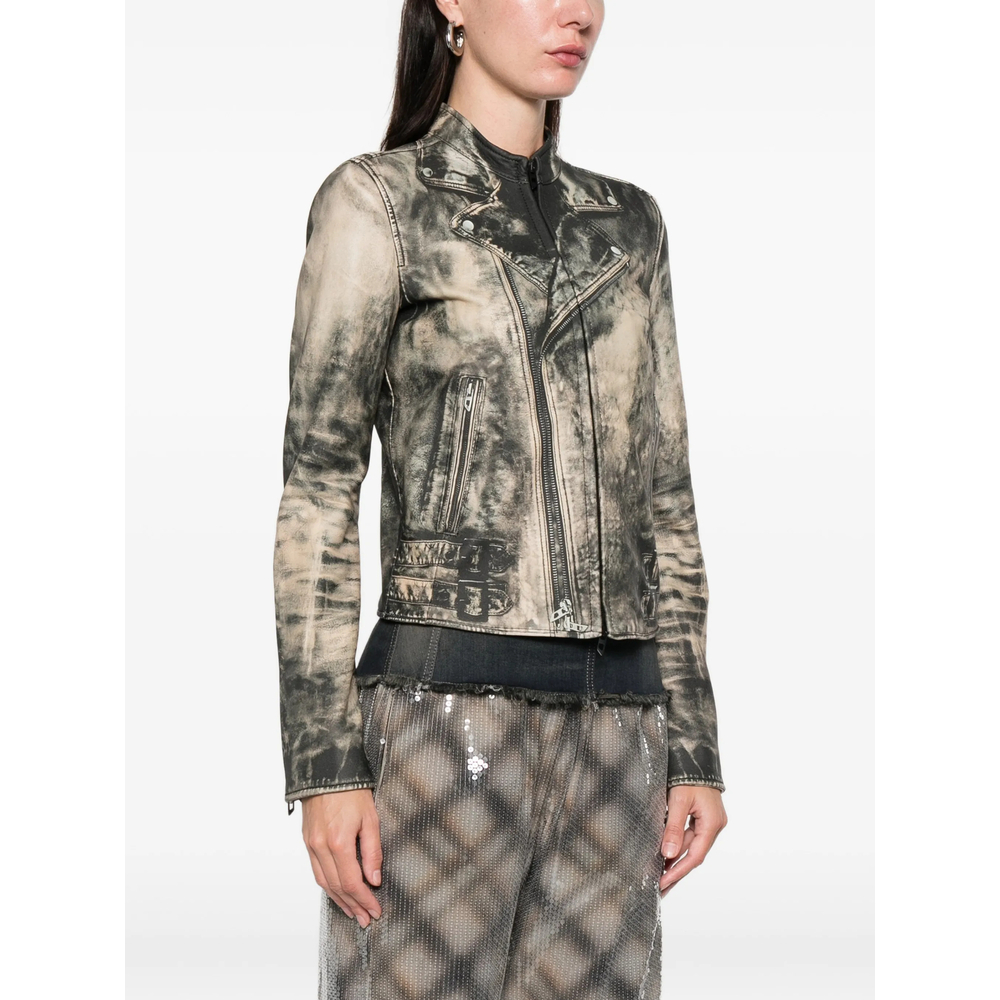 [Diesel] Leather Jacket SS26 0ENBC A20995 9XXA