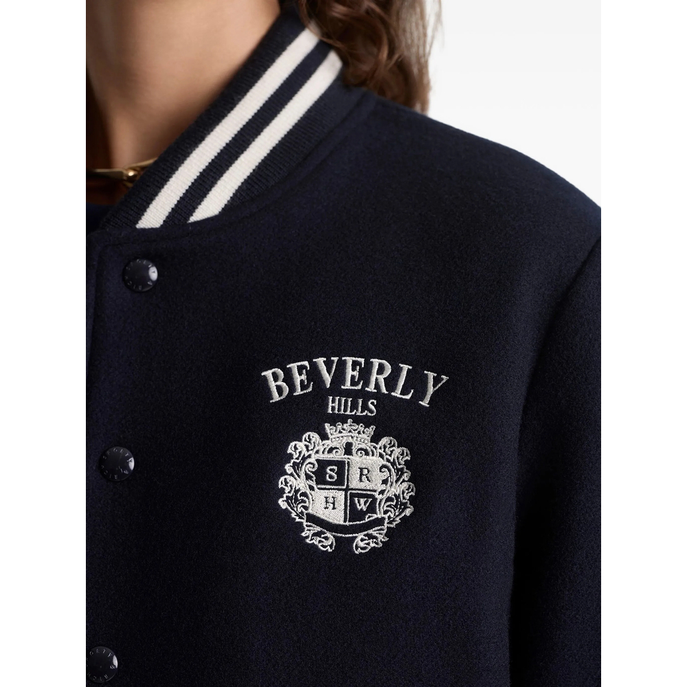 [SPORTY & RICH] Bomber jacket SS26 OW0076425BL  DKNAV