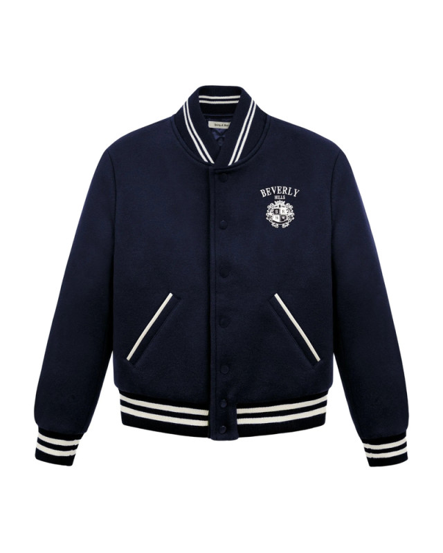 [SPORTY & RICH] Bomber jacket SS26 OW0076425BL  DKNAV