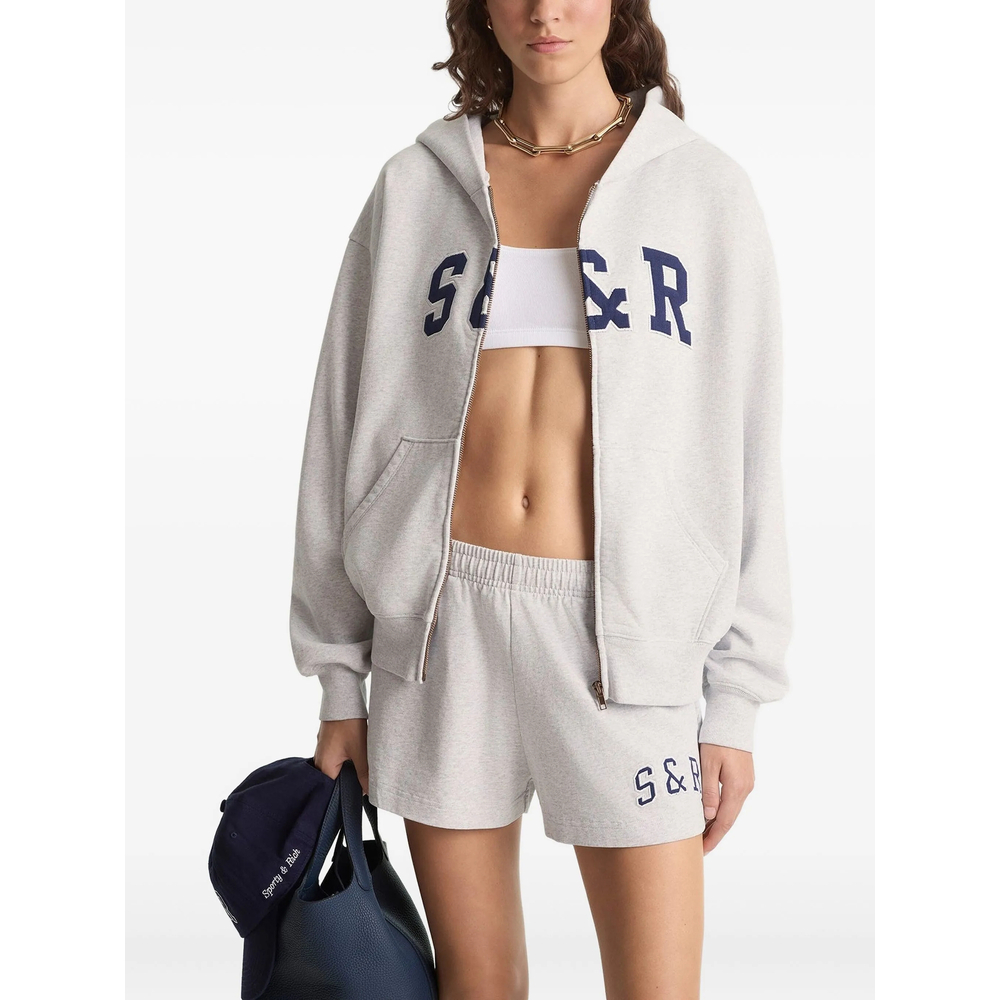 [SPORTY & RICH] Hoodie SS26 ST08864082GY  HEGRE