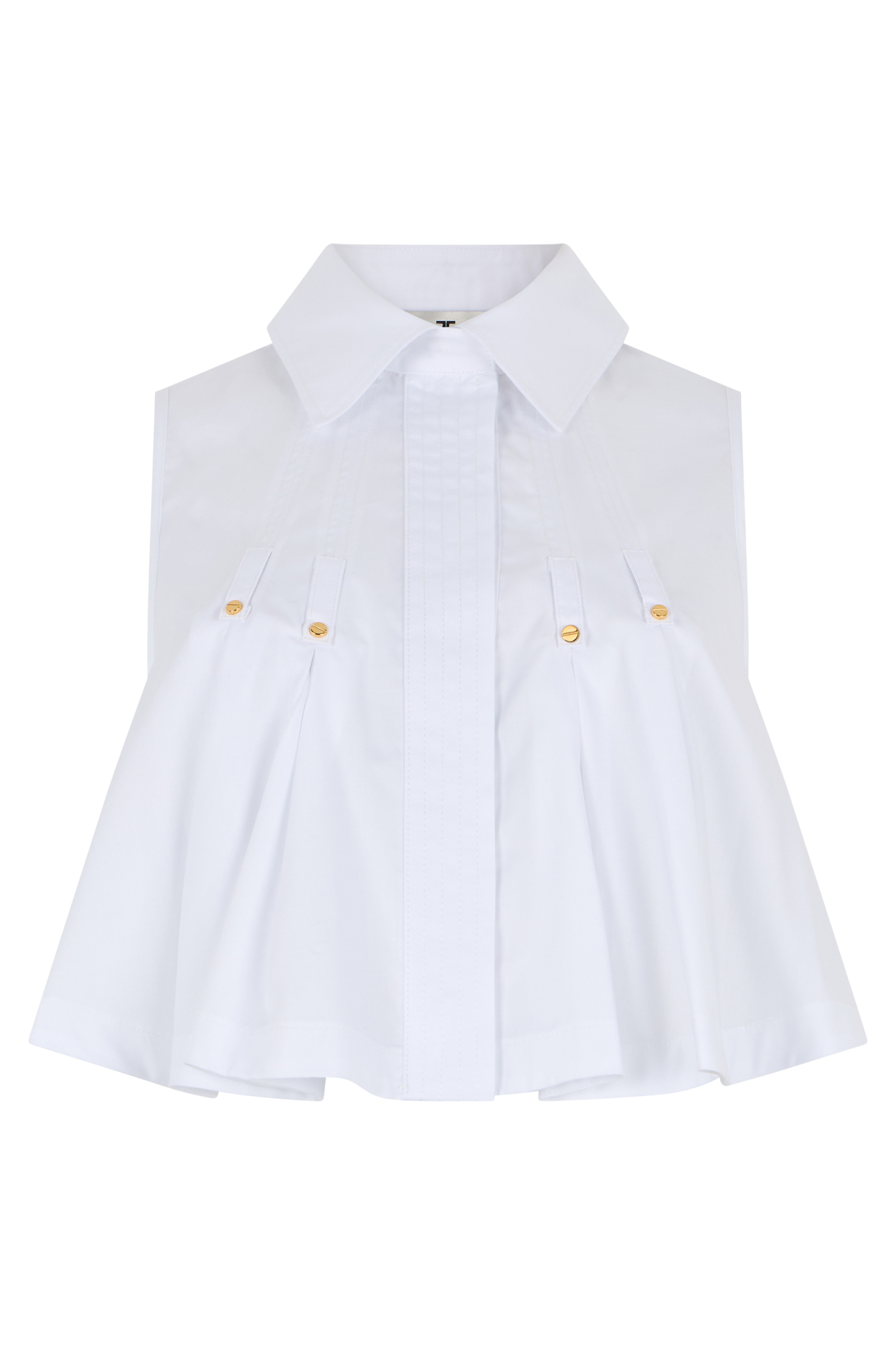 [ELISABETTA FRANCHI] Shirts Sleeveless SS26 CA163_100