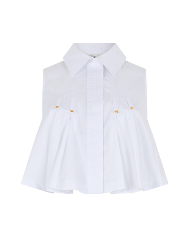 [ELISABETTA FRANCHI] Shirts Sleeveless SS26 CA163_100