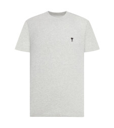 [Ami Paris] T-shirts Short Sleeve FW26 HTS3467240951 GRIS CENDRE CHINE