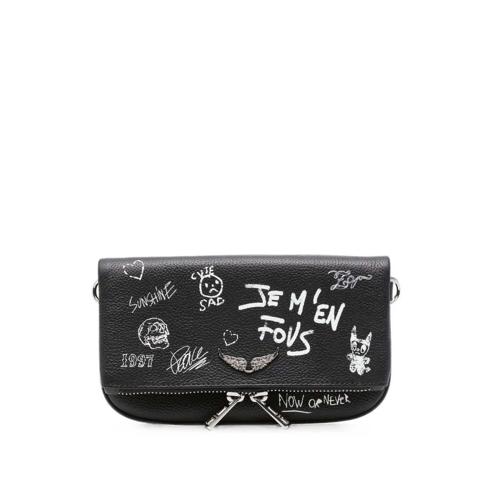 [Zadig & Voltaire] Clutch bag FW26 LWBA04485  BLACK
