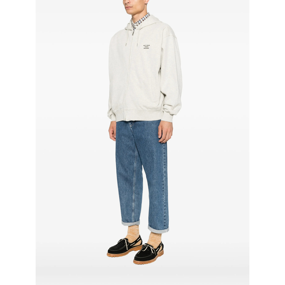 [DROLE DE MONSIEUR] Zip Up FW26 PERM-HO207 CO312 GREY
