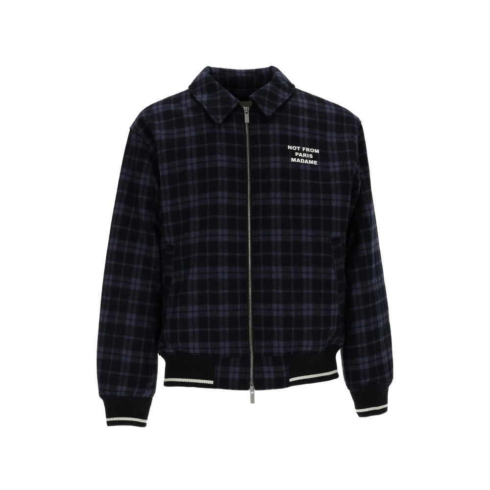 [DROLE DE MONSIEUR] Bomber Jacket FW26 PERM-JT287 WO050 NAVY
