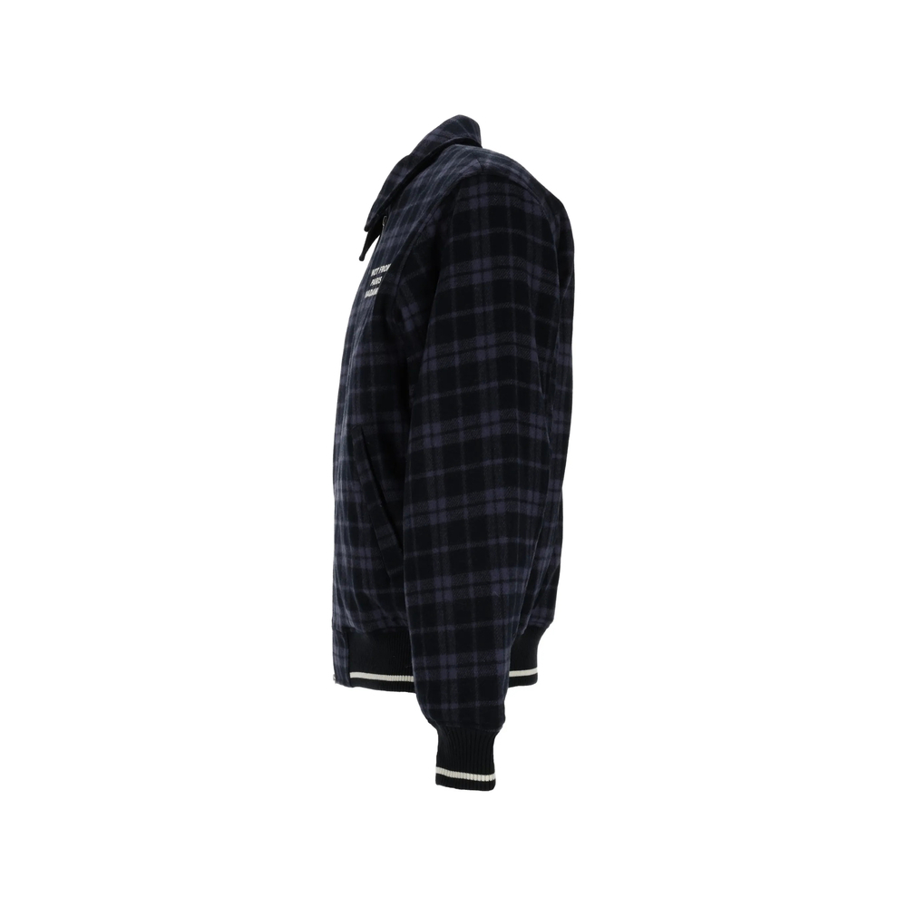 [DROLE DE MONSIEUR] Bomber Jacket FW26 PERM-JT287 WO050 NAVY