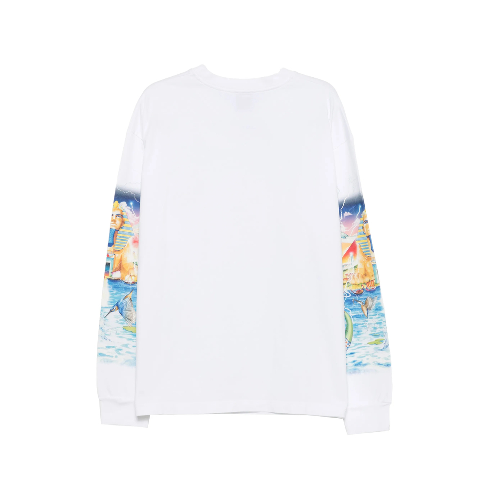 [Casablanca] T-shirts Long Sleeve FW26 PF26-JTS-062 03 EGYPT