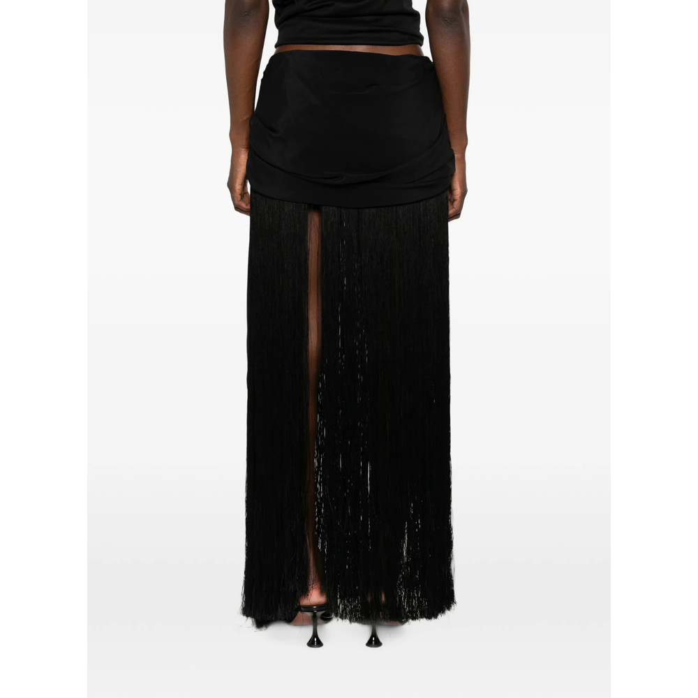 [Cult Gaia] Long skirt FW26 WVSK34774CR373 SAMAN BLACK