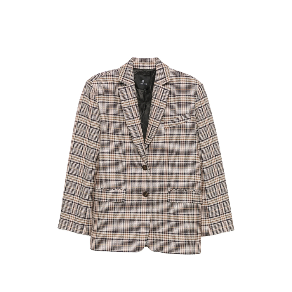 [Anine Bing] Casual Jacket FW26 A-01-12220  CHK01