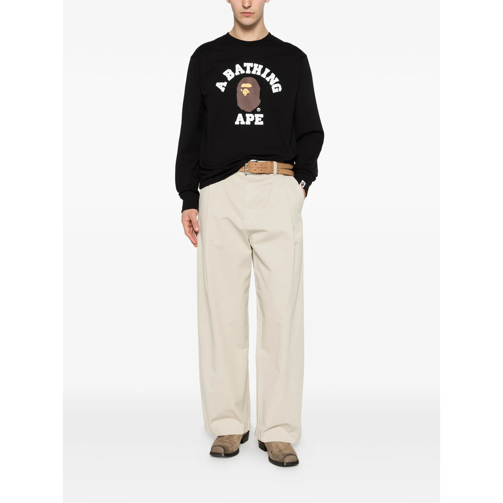[A BATHING APE] Sweatshirt SS26 001LTM301011M  BLACK