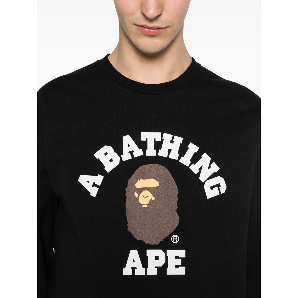 [A BATHING APE] Sweatshirt SS26 001LTM301011M  BLACK