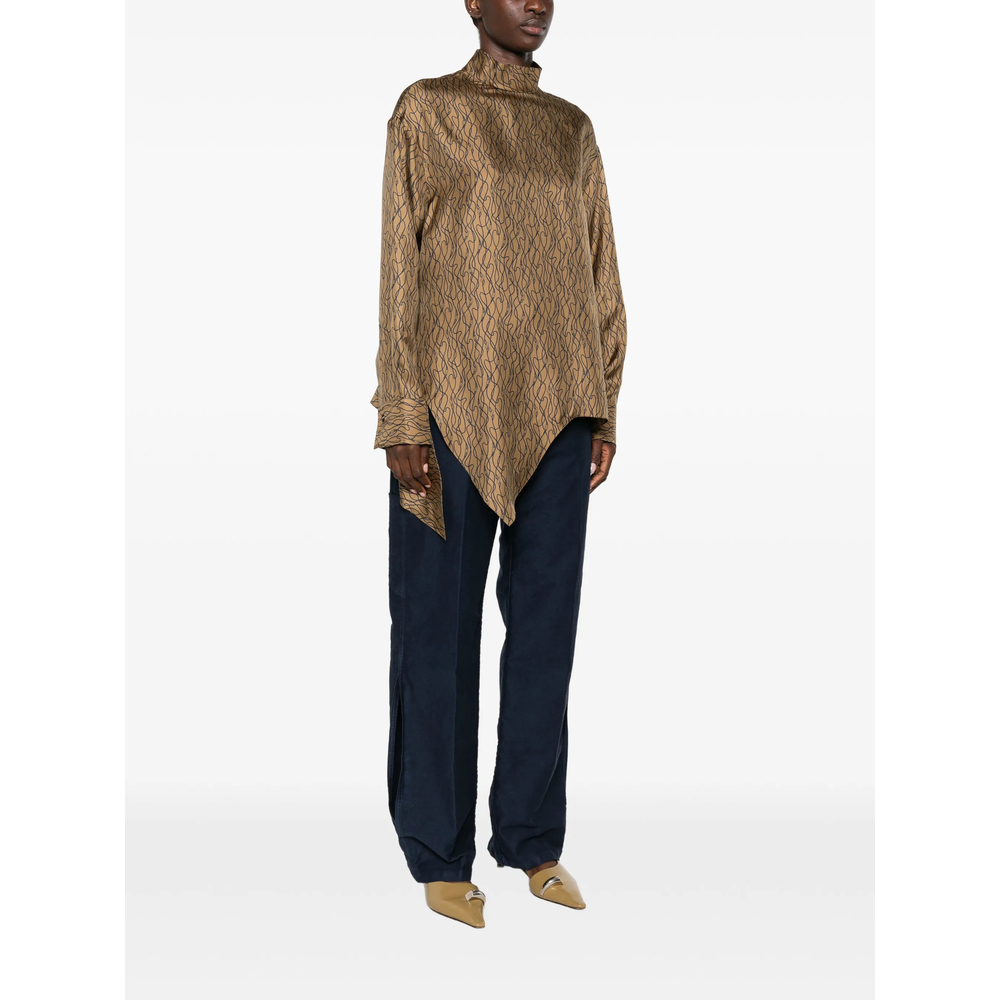 [Ferragamo] Blouse FW26 13I573 0796272 BEIGE