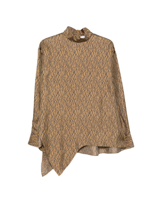 [Ferragamo] Blouse FW26 13I573 0796272 BEIGE