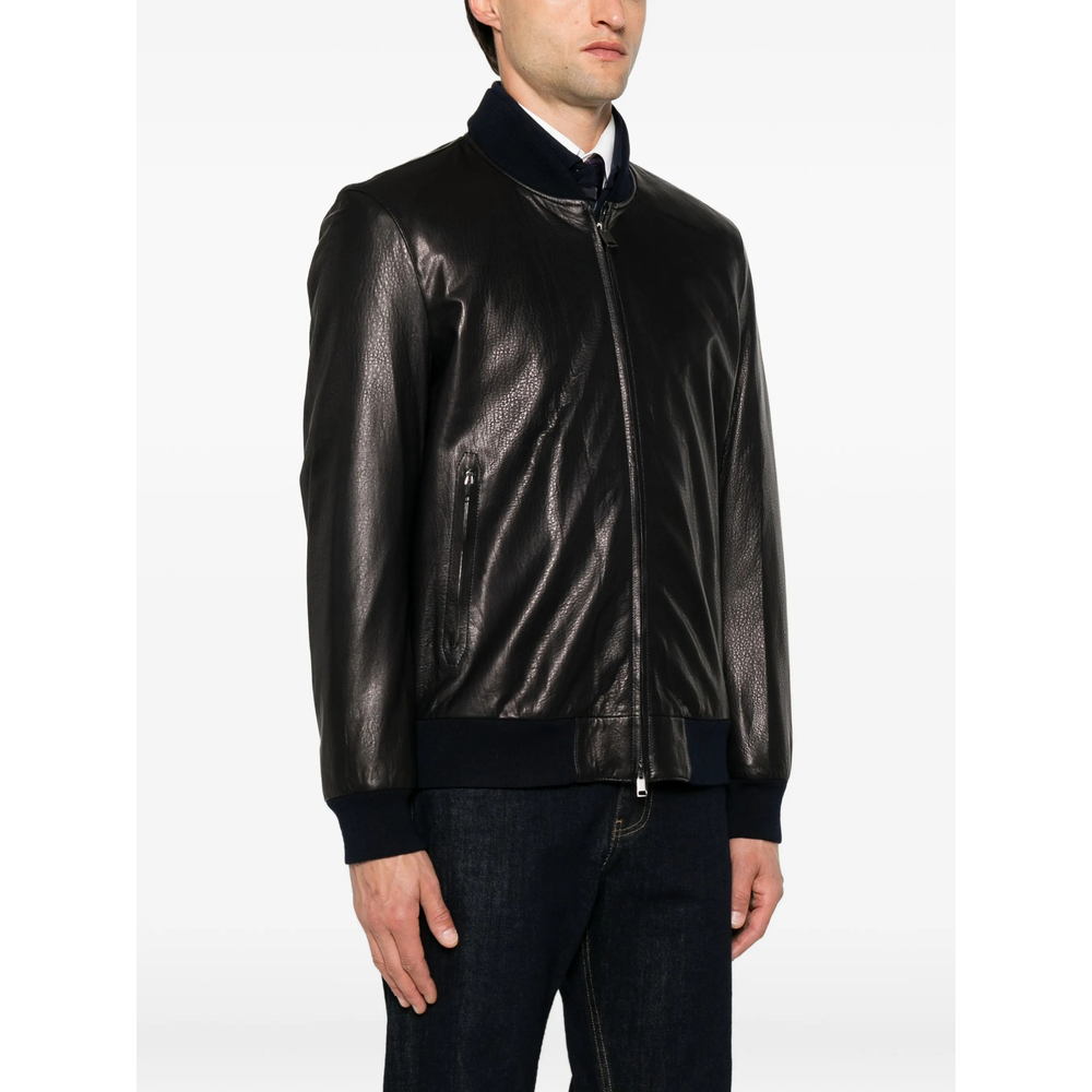 [BRIONI] Leather Jacket FW26 PLAD0L PD708 4000