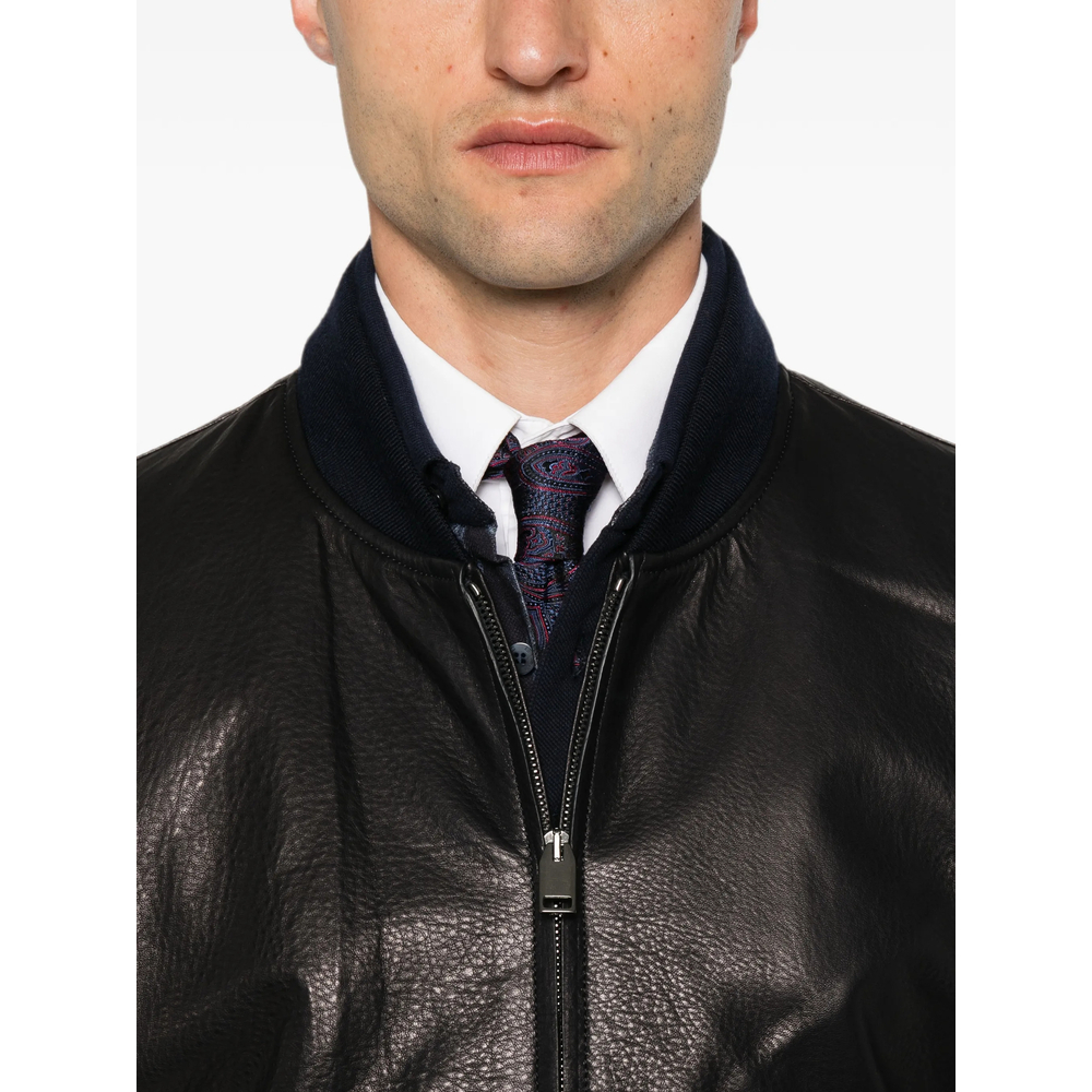 [BRIONI] Leather Jacket FW26 PLAD0L PD708 4000