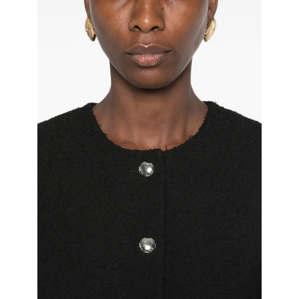 [ROHE] Tweed jacket FW26 420-11-062  BLACK