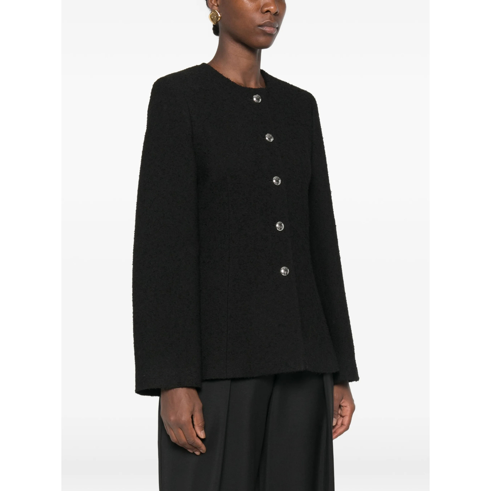 [ROHE] Tweed jacket FW26 420-11-062  BLACK