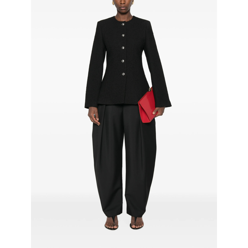 [ROHE] Tweed jacket FW26 420-11-062  BLACK