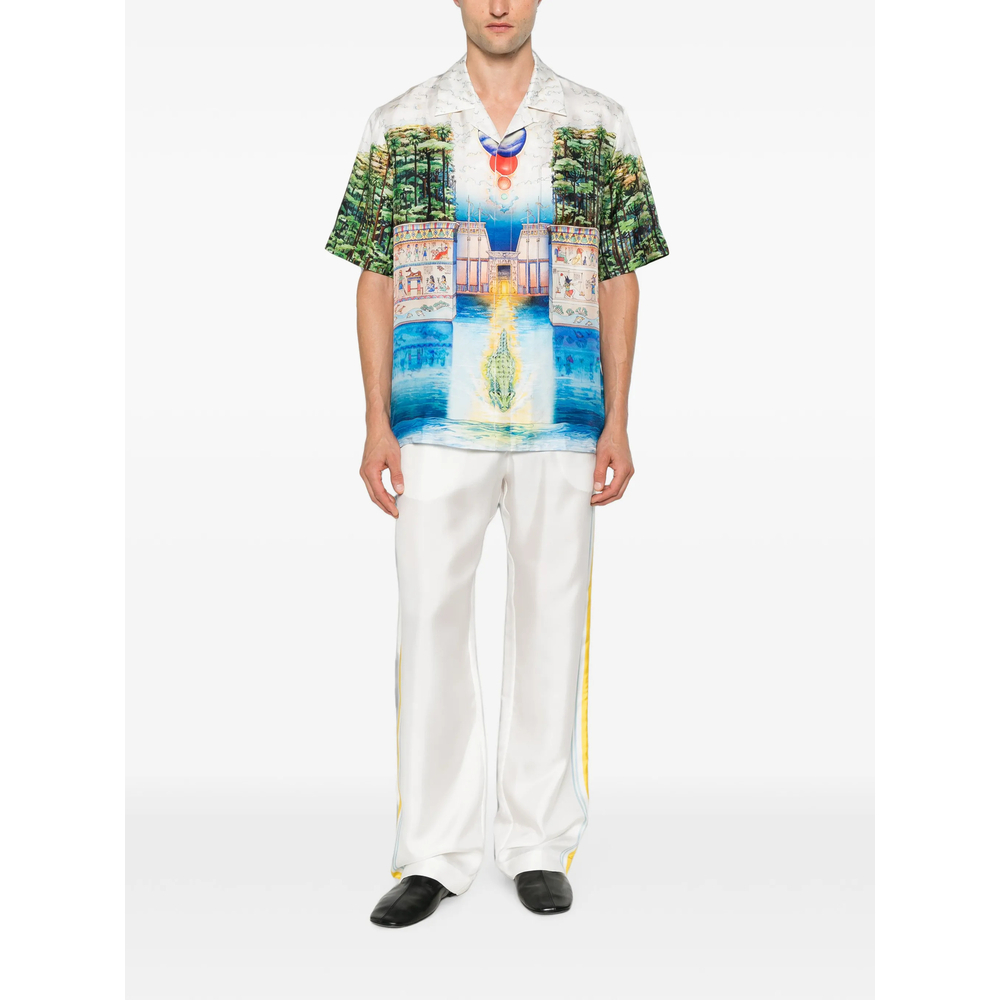 [Casablanca] Shirts Short Sleeve FW26 PF26-SH-003 04 TROMP