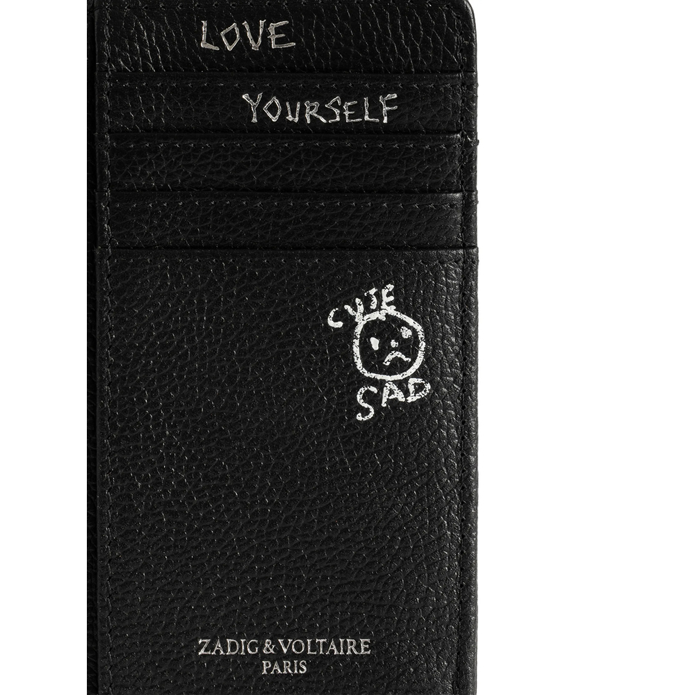 [Zadig & Voltaire] Wallet FW26 LWSG03809  BLACK