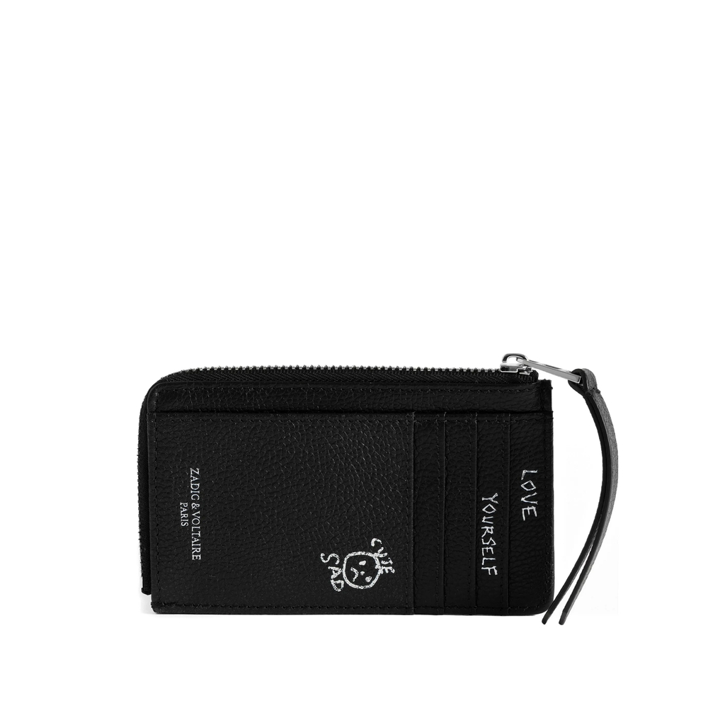 [Zadig & Voltaire] Wallet FW26 LWSG03809  BLACK
