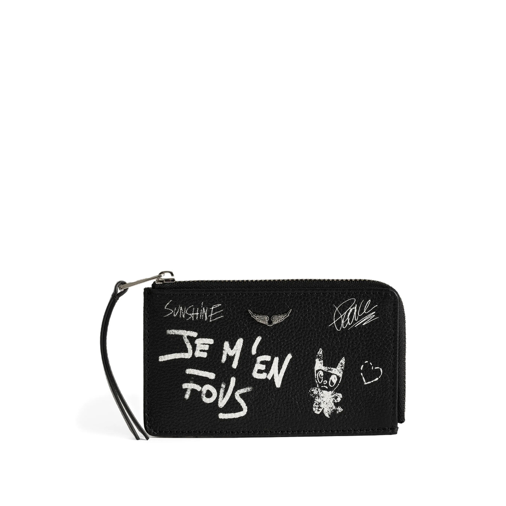 [Zadig & Voltaire] Wallet FW26 LWSG03809  BLACK