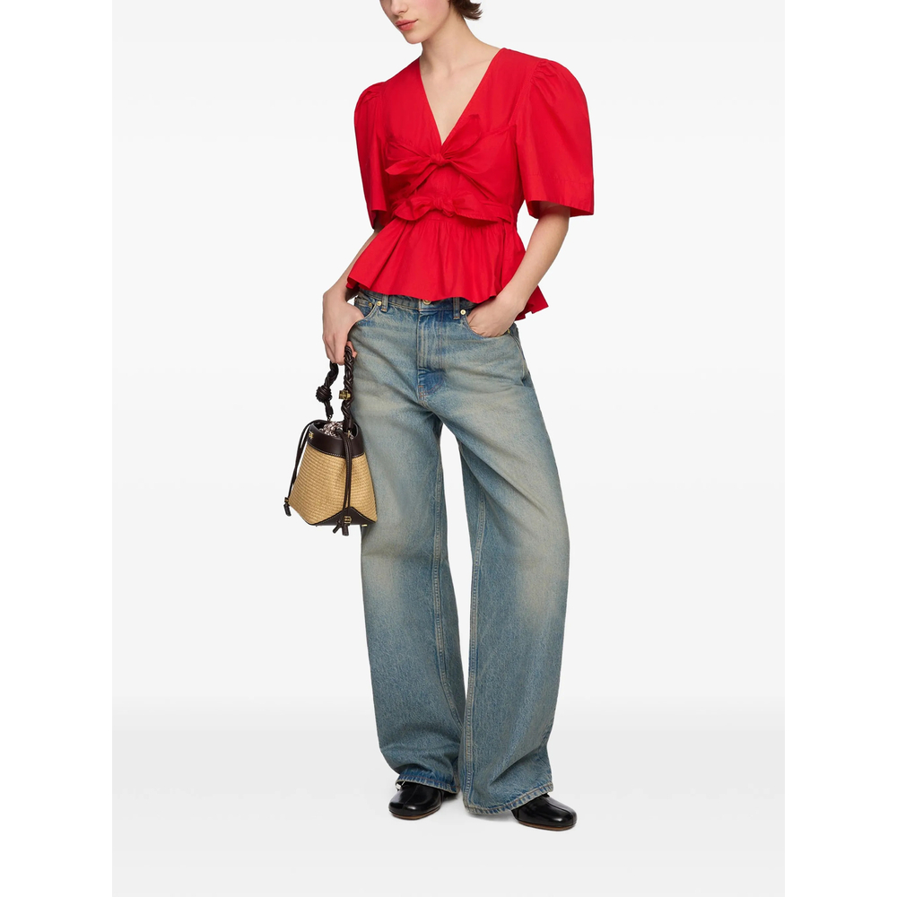 [GANNI] Blouse FW26 A1040485  474
