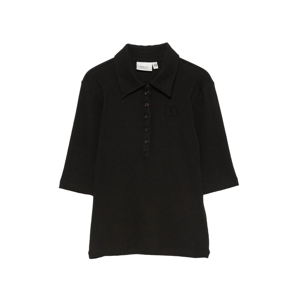[Gestuz] T-shirts Short Sleeve FW26 10910952 DREW BLACK