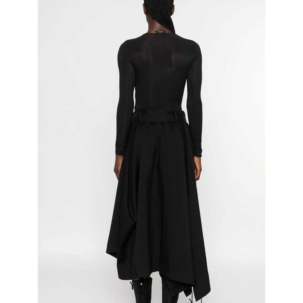 [Y-3] Midi skirt FW26 KS1336  BLACK
