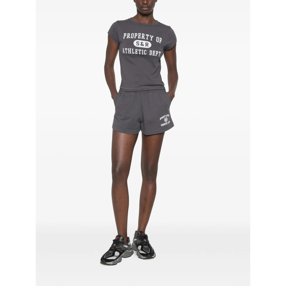 [SPORTY & RICH] Shorts FW26 SH037711218GY  CARBO