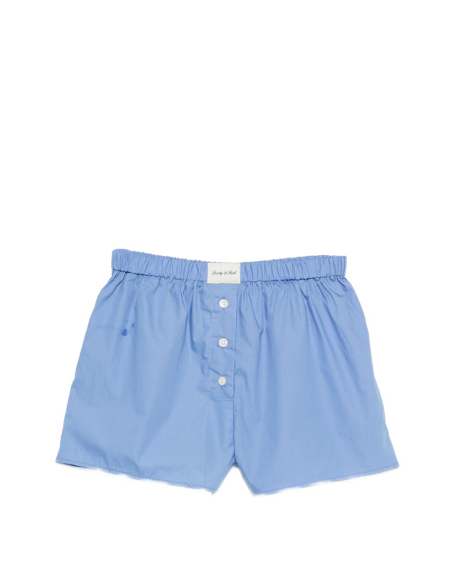 [SPORTY & RICH] Shorts FW26 SH060711326BL  SOFTE