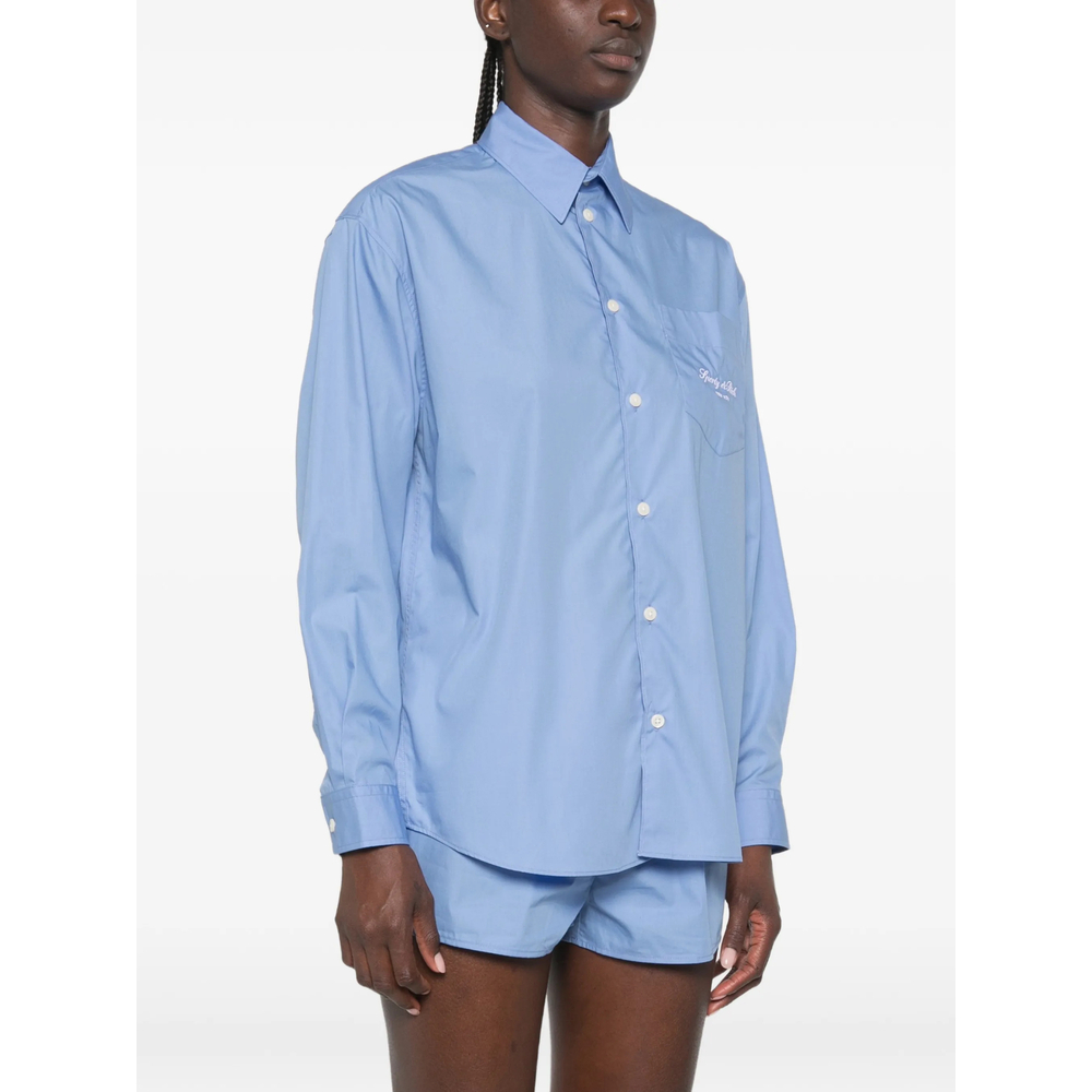 [SPORTY & RICH] Shirt FW26 SI006711329BL  SOFTE