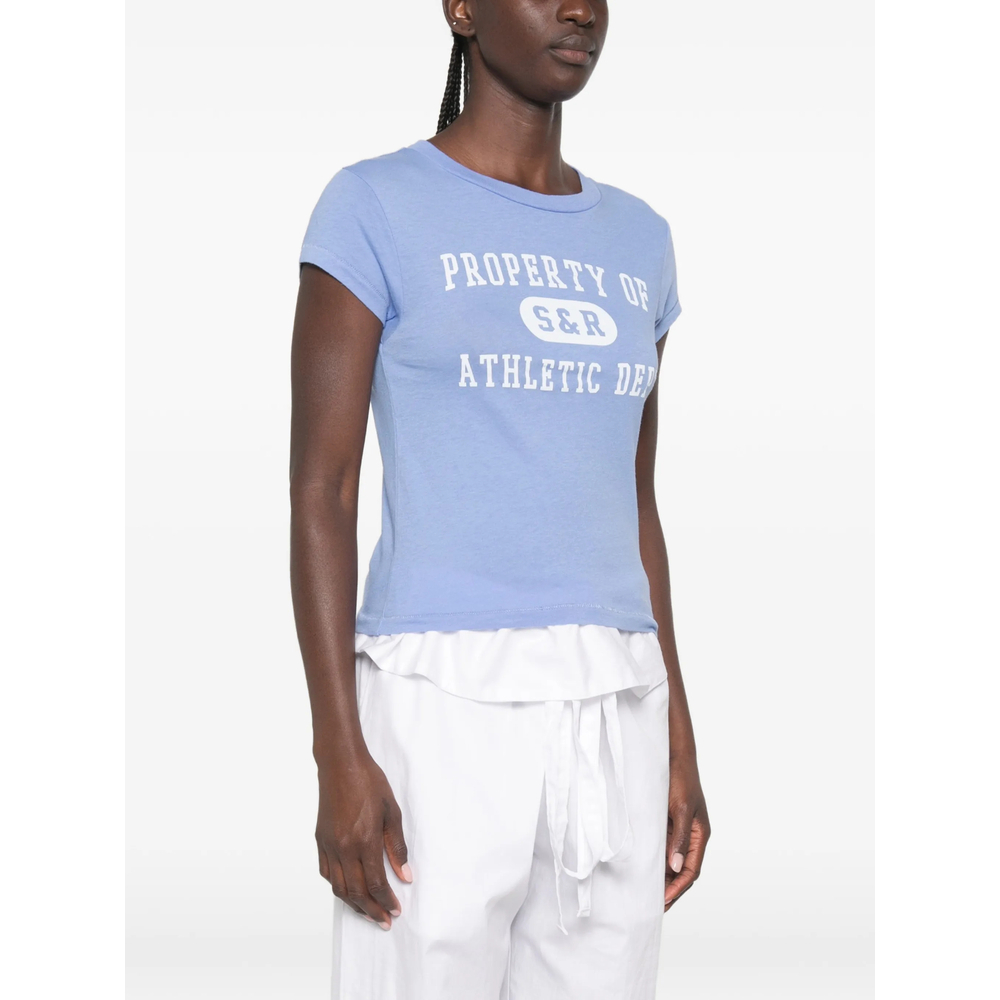 [SPORTY & RICH] T-shirts FW26 TO111711268BL  SOFTE