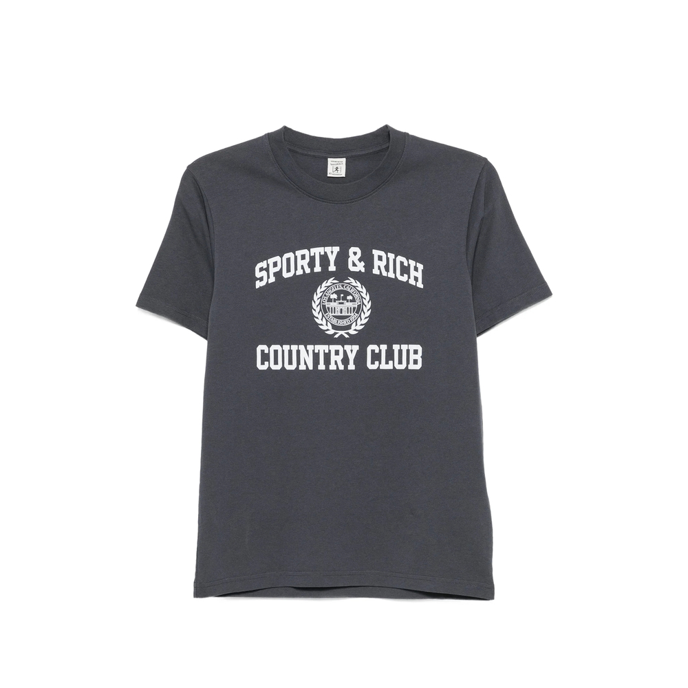 [SPORTY & RICH] T-shirts FW26 TO119711218GY  CARBO