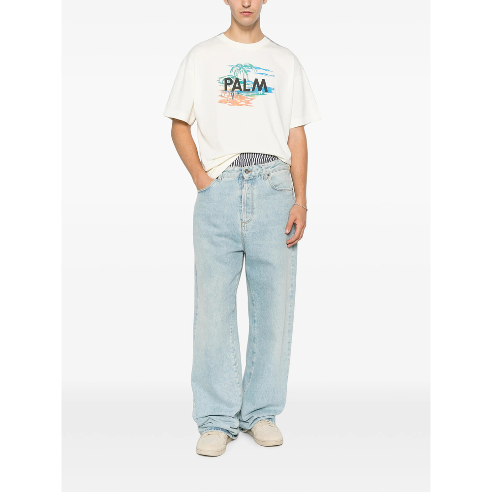 [Palm Angels] T-shirts Short Sleeve FW26 PAMAA001J R004 0384