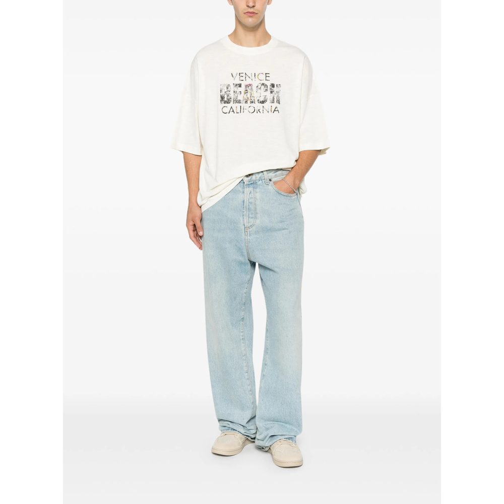 [Palm Angels] T-shirts Short Sleeve FW26 PAMAA003J R005 0384