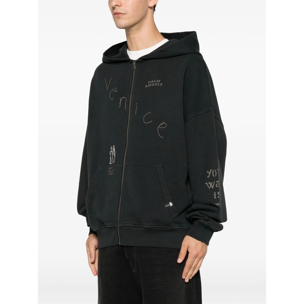 [Palm Angels] Zip Up FW26 PAMBE001F L001 1110